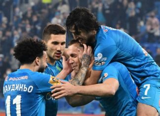 Дзюбе хватило четырех минут для рекорда – «Зенит» крупно обыграл «Динамо»