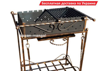 Кованый мангал с крышей: каким должен быть?