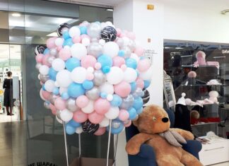 Фотозона на крестины: преимущества оформления шарами