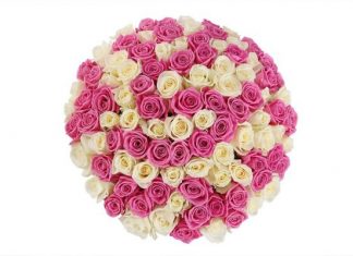 Букет из 101 розы: где купить онлайн в Киеве