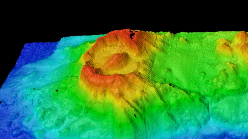 В Индийском океане обнаружили вулкан «Око Саурона»